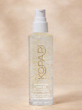 Kopari Golden Aura Body Oil with Hyaluronic Acid 24 K Gold Hydration NIB